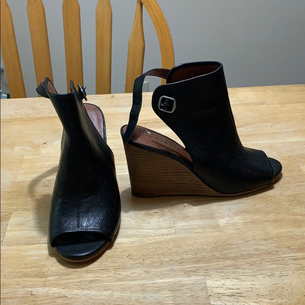 Luck brand wedge heels